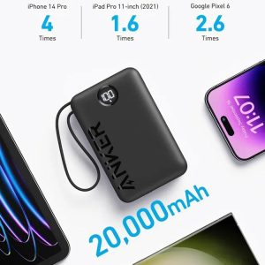 پاوربانک 20000mAH فست انکر مدل Anker A1647-22.5w