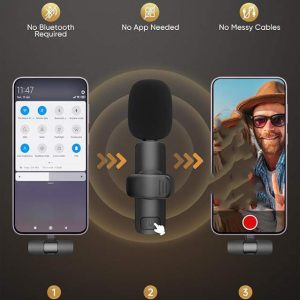 میکروفون یقه‌ای بی‌سیم IUMAKEVP مدل K6