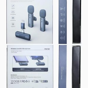میکروفون یقه‌ای بی‌سیم Pnitri آیفون ، اندروید WM01- fh