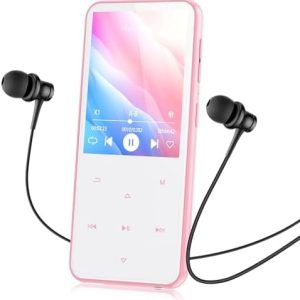 موزیک پلیر Mp3 برند AGPTEK و رادیو (صورتی)