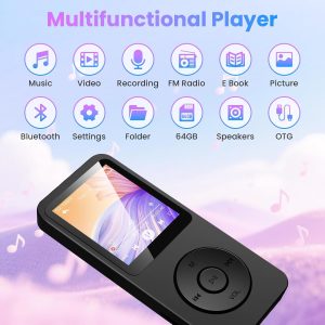 موزیک پلیر و mp3 پلیر 64GB HiFi Music