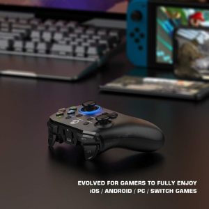 دسته بازی چند پلتفرمی GameSir سیاه T4 Pro