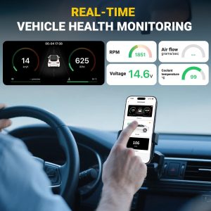 دستگاه دیاگ بلوتوثی لانچ مدل Maxpow OBD2