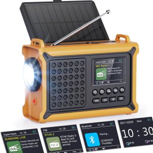 رادیو خورشیدی هندلی ROCAM FMAM 12000mAh